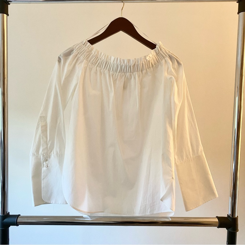 H&M White Off The Shoulder Blouse